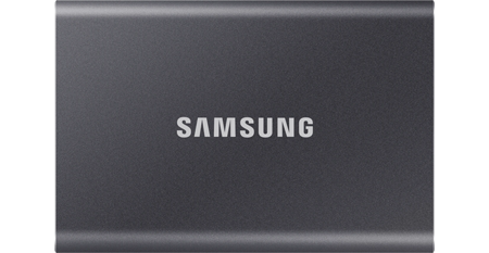500GB Samsung T7 Portable SSD in Titan Gray