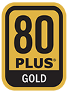 80 PLUS Gold certified