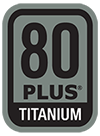 80 PLUS TITANIUM certified