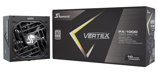 Seasonic Vertex PX 1000W 80+ Platinum Fully Modular ATX3.1 Power