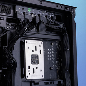 AK7 open side, revealing BTF motherboard support