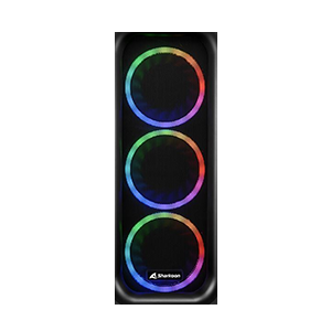RGB fans within the front panel