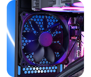 Pre-installed 120mm Fan
