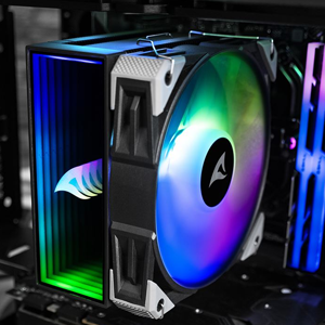 Arial view of the A40 RGB cooler showing sizing