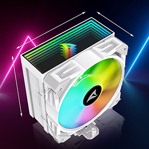 Arial view of the A40 RGB cooler showing sizing