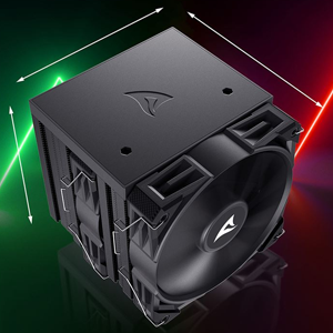Arial view of the A60 cooler showing sizing