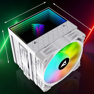 Arial view of the A60 RGB cooler showing sizing