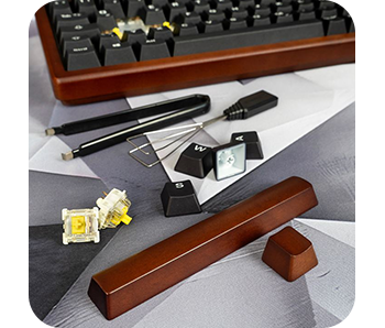 Showing keyboard tools with removed switches for customisation