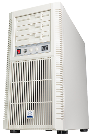 Side view of case