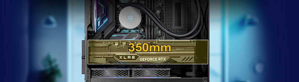 350mm graphics card clearance