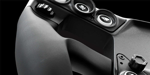 Simucube Savu Pro wheel closeup to highlight detail.
