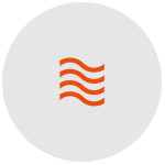 Smooth, silent operation icon