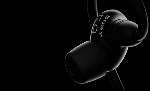 Close up of ear bud