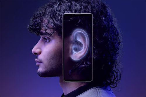 Image of 360 Spatial Sound being used on a smartphone