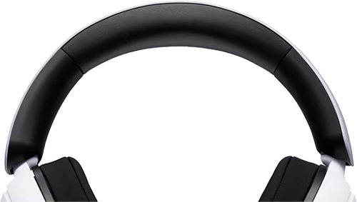 Close up image of headset headband