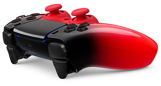 Front angle shot of the PS5 DualSense Controller.