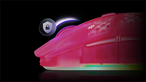 Close up image of scroll wheel