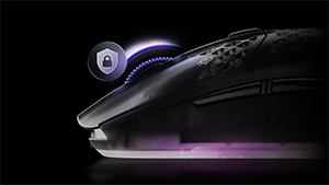 Close up image of scroll wheel