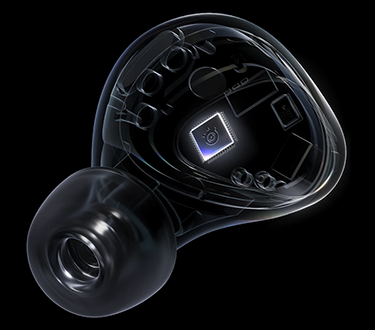 Illustration of GameBud chipset revealed within its shell.
