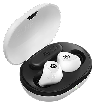 Arctis GameBuds™ for PlayStation in White from SteelSeries.