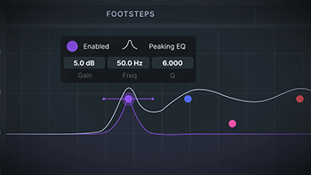 4 point EQ control