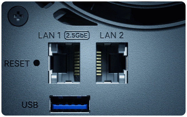 Synology DiskStation DS425+ 4 Bay Desktop NAS Enclosure with NVMe