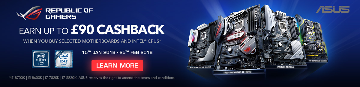 Intel ASUS Cashback Offer