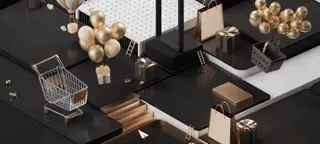 Gift box animation.