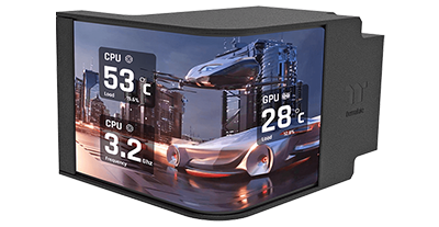 Curved AMOLED Display with real time info on screen.