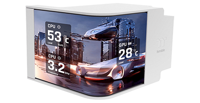 Curved AMOLED Display with real time info on screen.