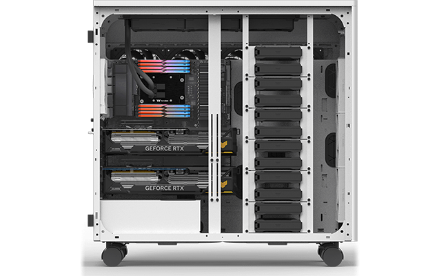 Thermaltake AX700 Snow White Super Tower PC Case LN155705 - CA-11B ...