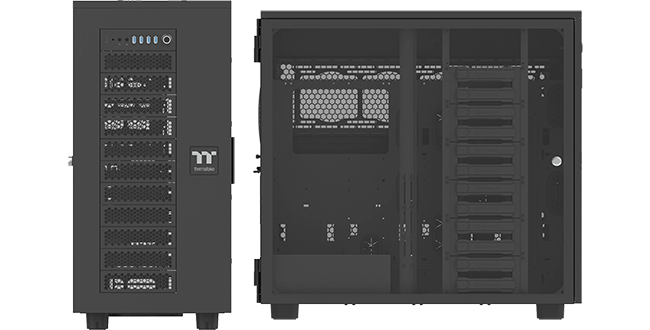 Thermaltake AX700 TG Tempered Glass Black Super Tower PC Case LN155706 ...