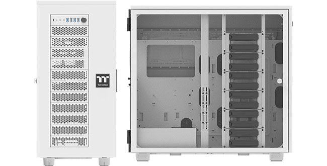 AX700 TG Tempered Glass Snow White