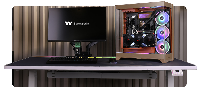 Thermaltake CTE E550 TG Gravel Sand Mid Tower Tempered Glass PC