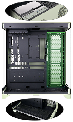 Thermaltake CTE E550 TG Cooling Options and Compatibilty