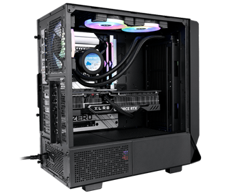 THERMALTAKE CERES 350 MX FULL RADIATOR SUPPORT EXAMPLE IN FULL PC BUILD