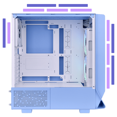 Thermaltake Ceres 350 MX Hydrangea Blue
