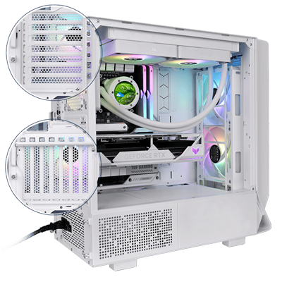 THERMALTAKE CERES 350 MX ROTATABLE PCIE EXPANSION SLOTS