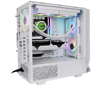 THERMALTAKE CERES 350 MX FULL RADIATOR SUPPORT EXAMPLE IN FULL PC BUILD