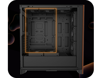 Compatible with Hidden-Connector Motherboards
