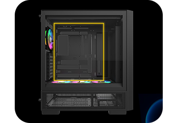 Compatible with Hidden-Connector Motherboards