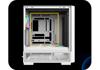 Compatible with Hidden-Connector Motherboards