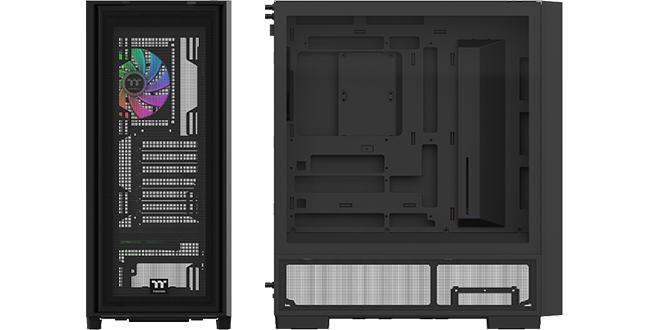 S380 TG ARGB Mid Tower Chassis in Black