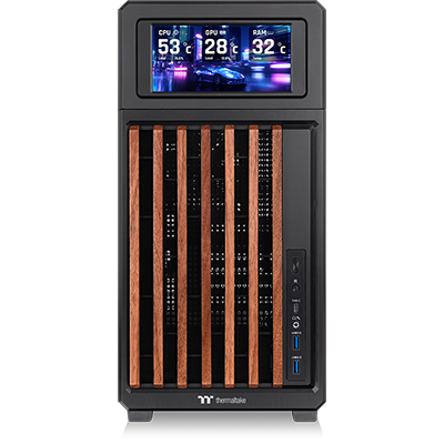 Front facing image of the TR300 WS Case with the 6-Inch LCD Kit Installed