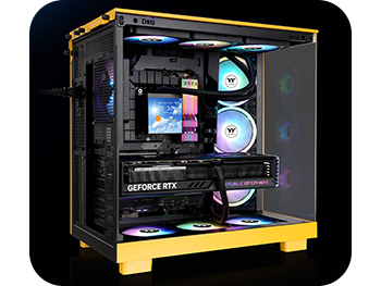Thermaltake View 380 XL TG ARGB Mid Tower Dual Chamber Tempered