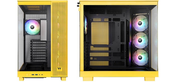 Thermaltake View 380 XL TG ARGB Mid Tower Dual Chamber Tempered