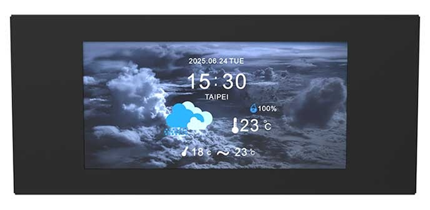 6-inch LCD Panel Kit for View 600 TG from Thermaltake