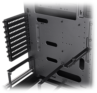 P13 Card Rack Thermaltake Core P3 TG Pro Mid Tower Open Air Case Black LN129138 - CA ...