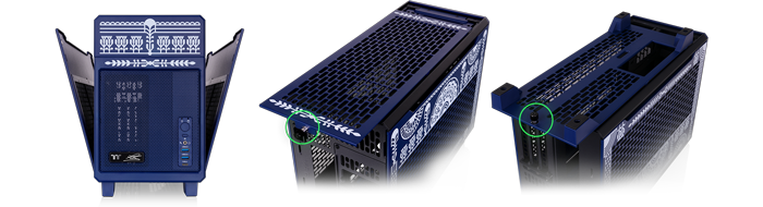 Removable case panels