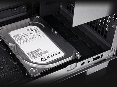 Drive Mounting Area for one 3.5-inch HDD